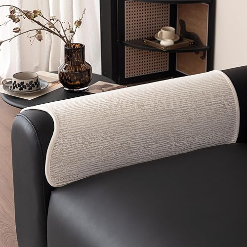 Miniatura 16 de MEETSKY – Fundas para sofá de 2 cojines, funda antideslizante para sofá para perros lavable, fundas de sofá suaves y protectoras para sofás y sofás,