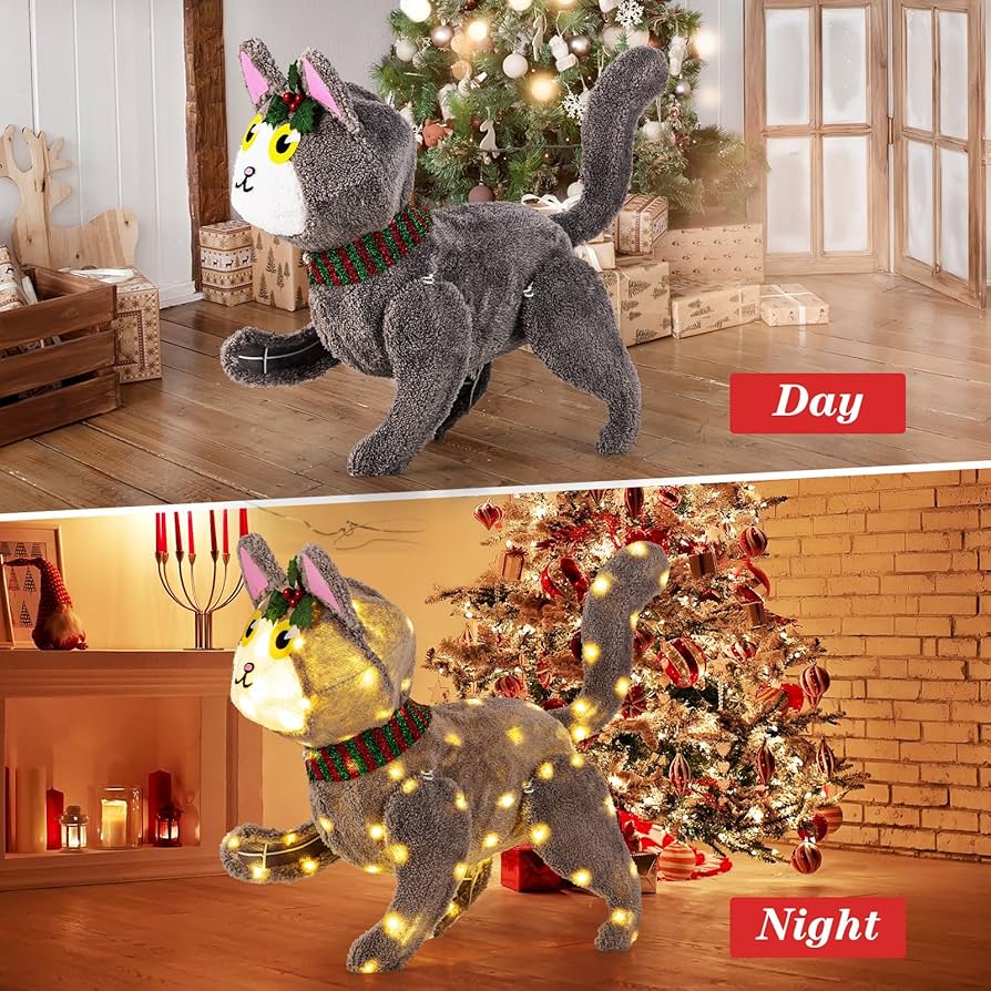 Amazon.com: Tangkula 23 Inches Christmas Decoration, Pre-lit