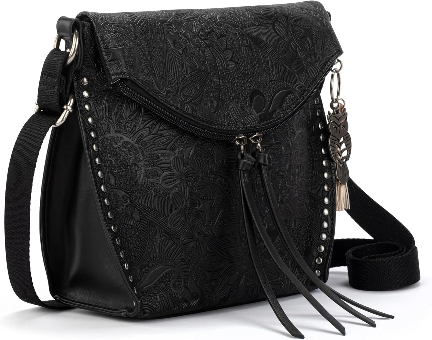 Arcadia Flap Crossbody – Premium Leather Women's Crossbody Bag – Everyday & Travel Small Shoulder Purse with Flap Closure - Image 3