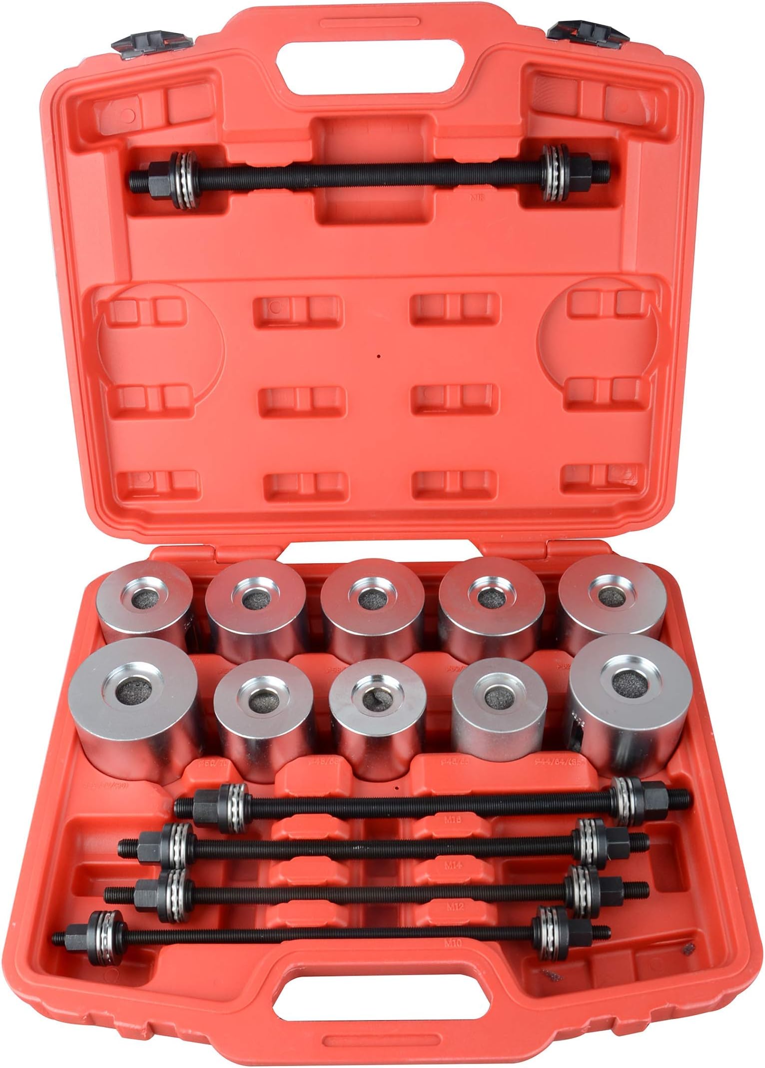 DAYUAN 27Pc Universal Press and Pull Sleeve Kit Bush Bearing Removal Insertion Tool Set