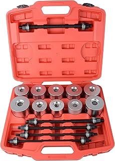 DAYUAN Extractor de cojinetes de Rueda, 27 Unidades, Herramienta de inserción Universal para Quitar cojinetes de cojinete de automóvil, Juego de Herramientas de inserción Press Pull Sleeve Kit