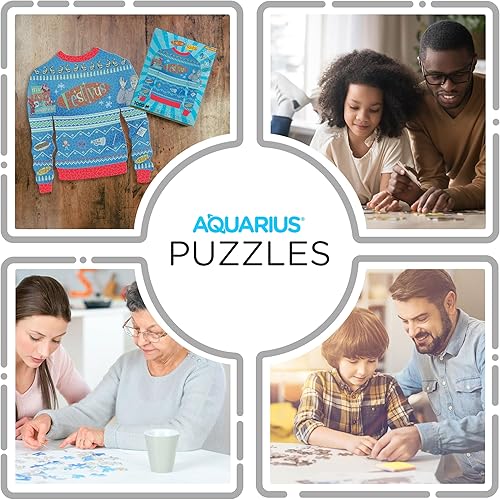 Miniatura 5 de AQUARIUS - Rompecabezas de 1000 piezas con forma de suéter navideño de Seinfeld Festivus