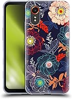Vista 13 de Head Case Designs Officially Licensed Haroulita Blue Red Ethnic Pattern Soft Gel Case Compatible with Samsung Galaxy Xcover7 5G