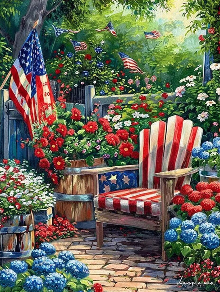 5D Vintage Study Room Diamond Art, Chic Crystal Full Round Gemstone Diamond Painting Kit, for Adults & Beginners, for Home Decor Bathroom Decor As Gifts 20X20 Inches