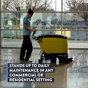 Crete Seal 25 Clear High Gloss Protective Sealer for Concrete, Terrazzo, Cement, Brick, Patio, Garage, Driveway, Deck, Stone, Masonry, Non Resilient Surfaces, Indoor Outdoor Use, 1 Gallon