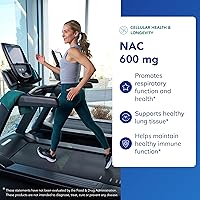 Vista 3 de Pure Encapsulations NAC 600 mg - Suplemento NAC de N-acetil cisteína para salud pulmonar y apoyo inmunológico, apoyo hepático y antioxidantes*