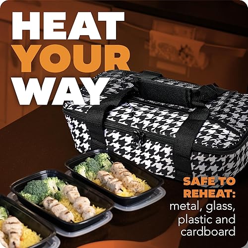 Miniatura 4 de HOTLOGIC Max Grande Portátil Calentador de Alimentos Eléctrico Con Vidrio - Calentador de Alimentos Innovador y Lonchera Térmica para Adultos Pata