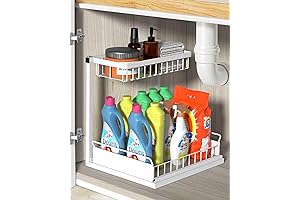 Under Sink Organizers and Storage White | Keep Your Home Tidy