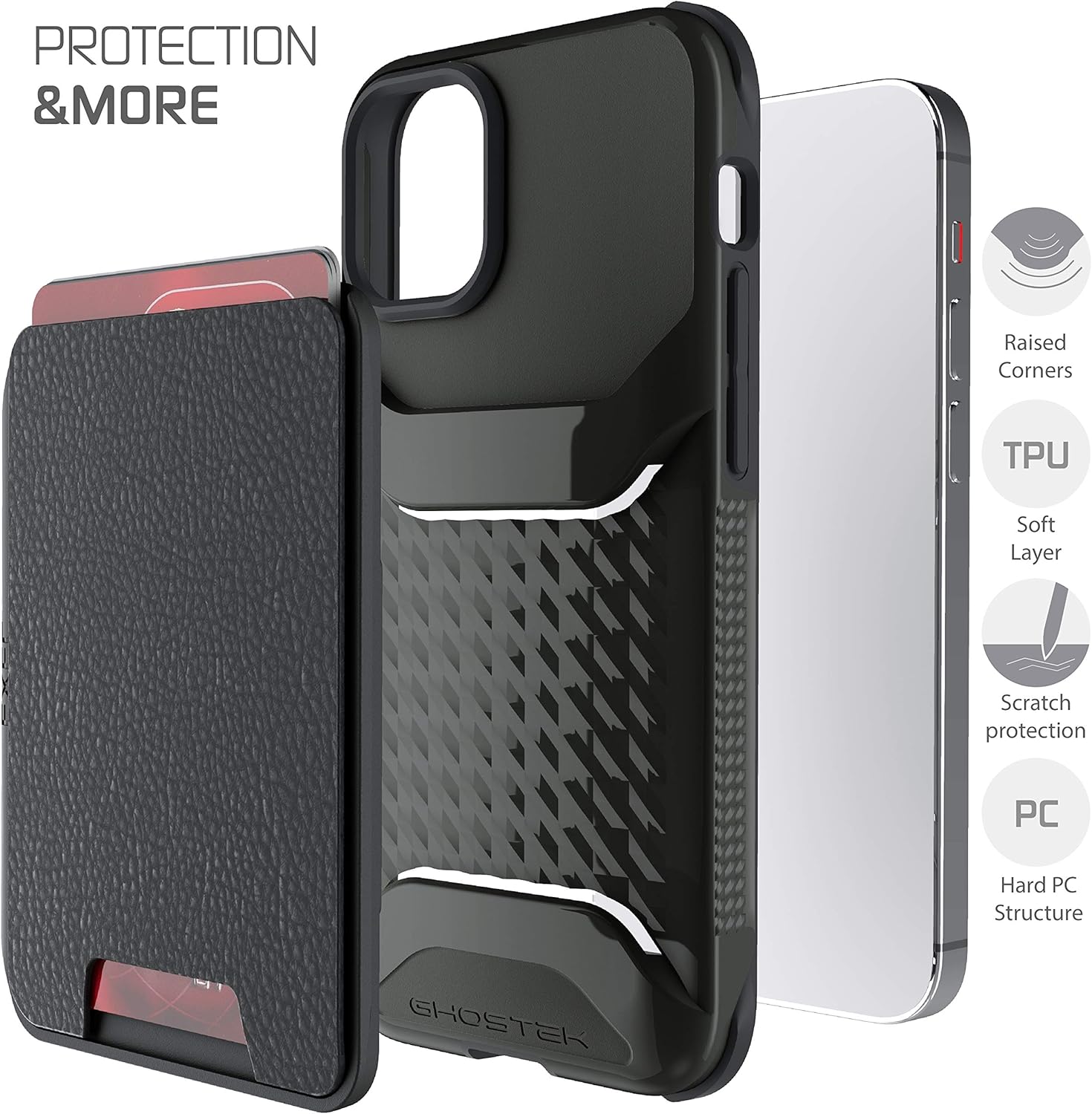 🛒 Crazy Deals Ghostek EXEC iPhone 12 Pro Wallet Case, iPhone 12 Wallet Case Card Holder Works with Magnetic Car Mounts Easily Detachable for Wireless Charging Designed for 2020 Apple iPhone12/12Pro 6.1-Inch (Black) Amazing 🔥 Ghostek EXEC iPhone 12 Pro Wallet Case, iPhone 12 Wallet Case Card Holder Works with Magnetic Car Mounts Easily Detachable for Wireless Charging Designed for 2020 Apple iPhone12/12Pro 6.1-Inch (Black)