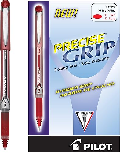 Miniatura 7 de Pilot Precise Grip 28911 lapicero retráctil con tinta líquida, trazo grueso, único, tinta negra, Negro