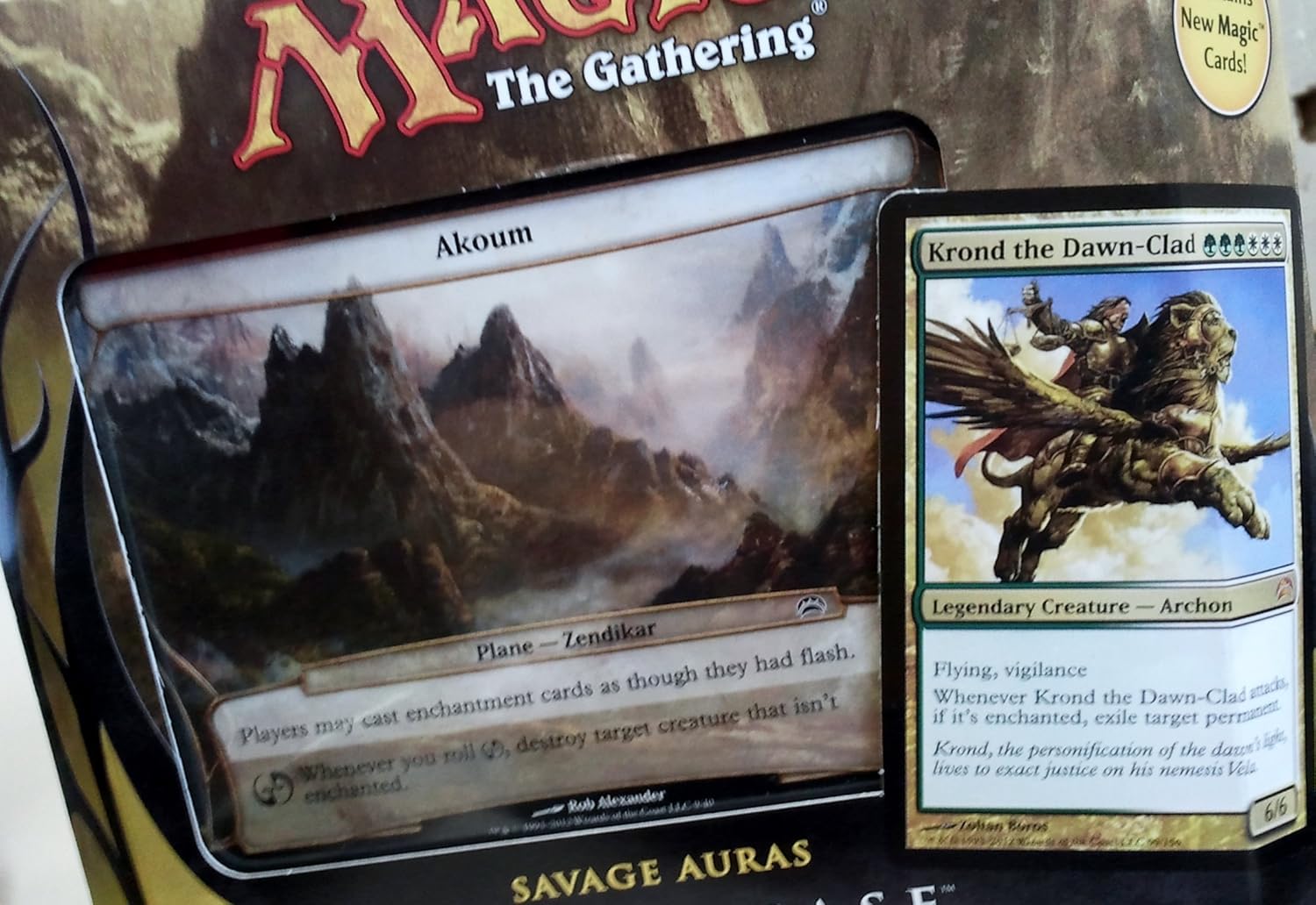 Magic The Gathering- MTG: Planechase (2012 Edition) Savage Auras - Game Pack