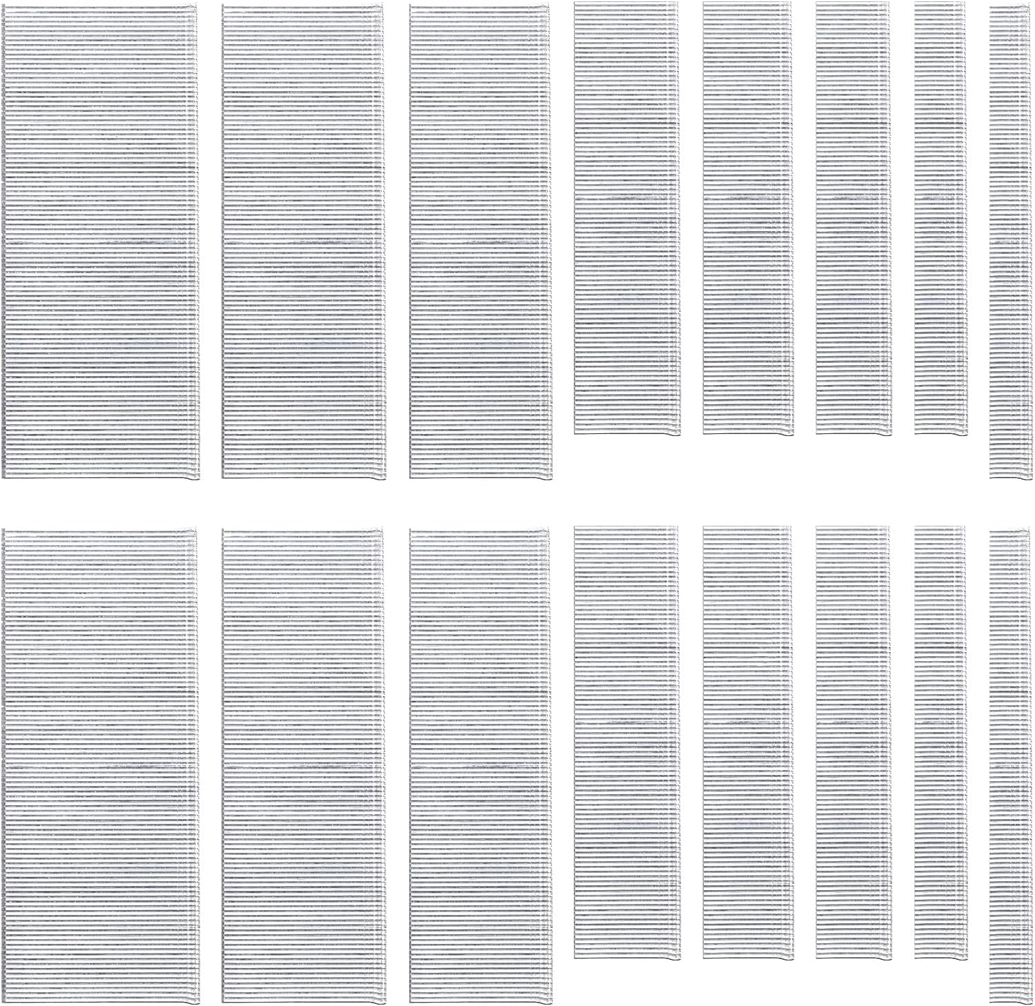 Glarks 5000Pcs 18 Gauge Galvanized 2/5inch Brad Nails Straight Finishing Nails for Electric