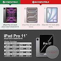 Vista 2 de KingBlanc Funda para iPad Pro de 11 pulgadas de 4ª/3ª/2ª/1ª generación (2022/2021/2020/2018) con soporte para lápiz, funda protectora de cuero