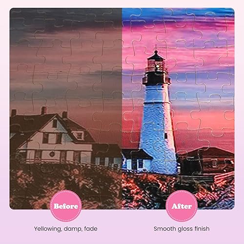 Miniatura 3 de GHHKUD Pegamento para rompecabezas, 5.1 fl oz, transparente con pinceles aplicadores para rompecabezas de papel y madera, reemplaza el sellador de