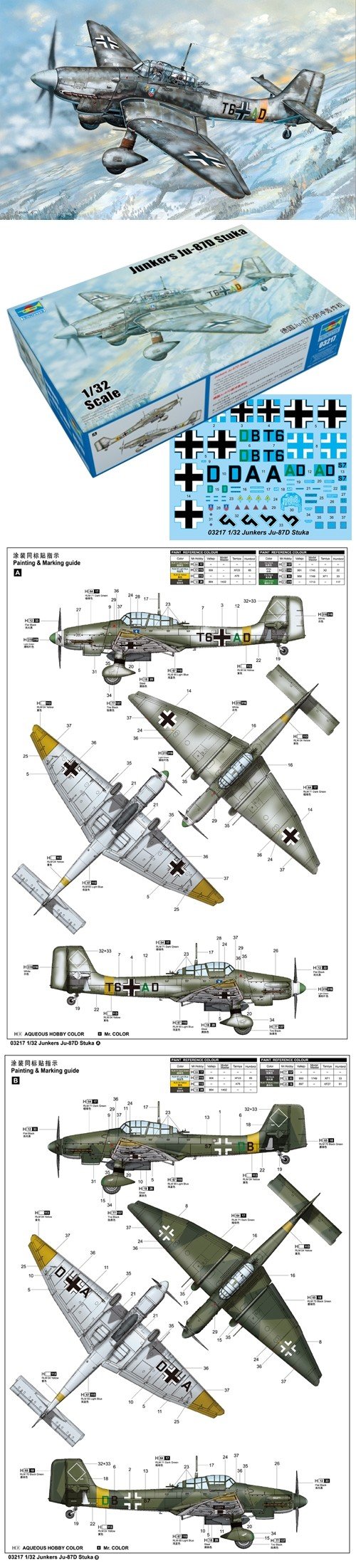 Trumpeter TRU03217 Kit de Modelo, Varios