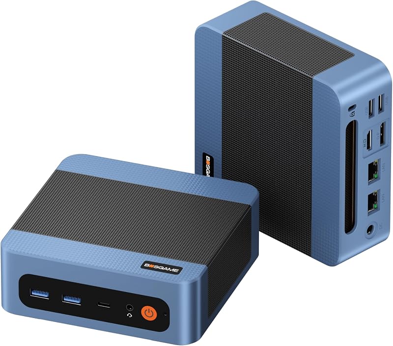 E5 11 Pro Mini PC, AMD Ryzen 5300U 4C/ 8T, Business Home Office PC | 8GB DDR4 256GB M.2 2280 SSD, 2.5 GbE Dual Lan Desktop Computers, Triple Displays 4K 60Hz, Wi-Fi 5, BT 5.0, Support Linux SSH