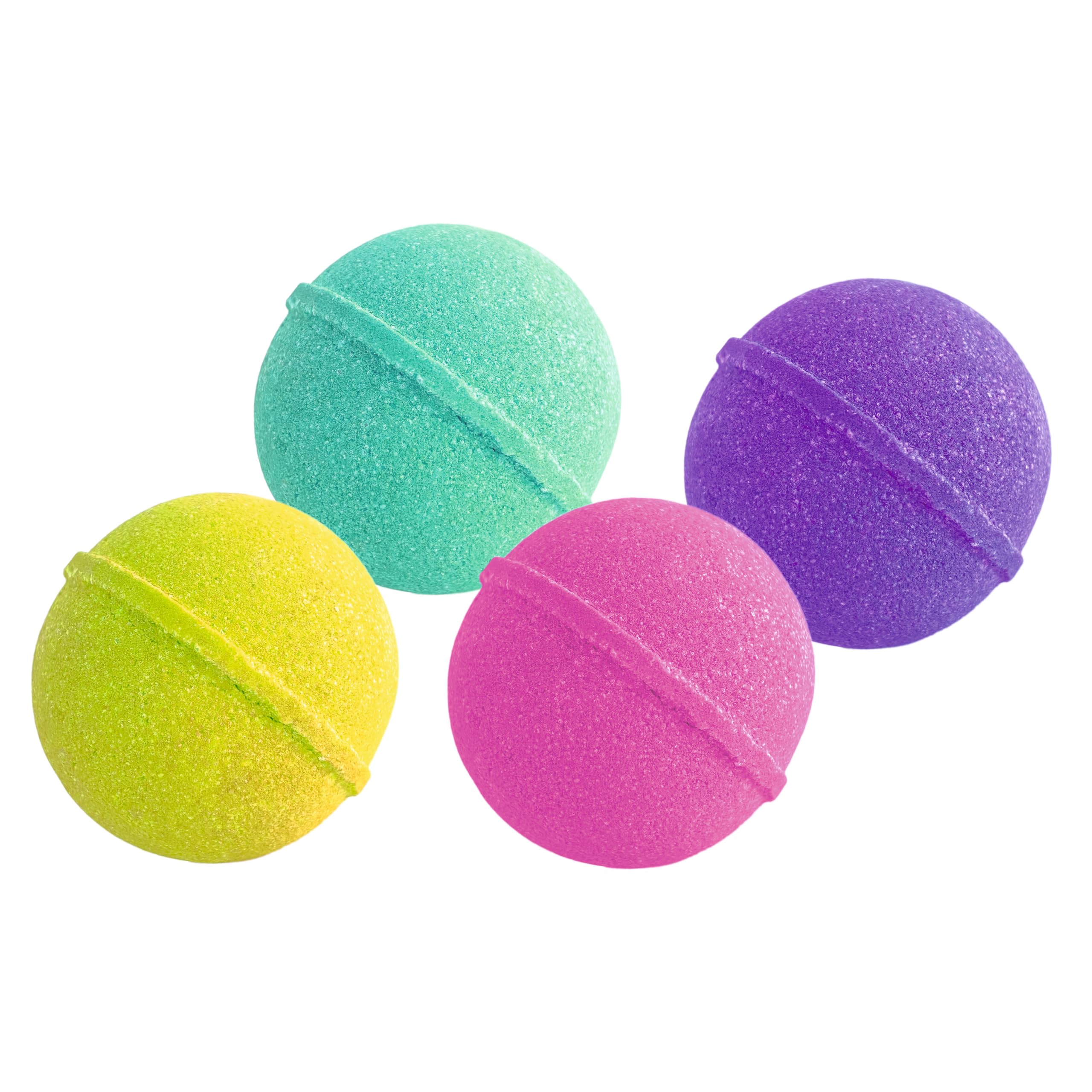 INKEE Bombas de Baño para Niños Pack 4 x 50 g Aroma a Chicle 4 Colores