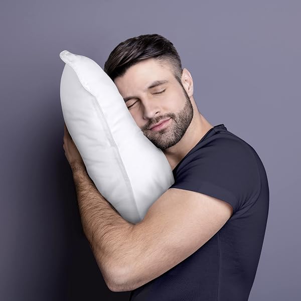 Utopia Bedding Pillow (Lot de 2), 60 x 60 cm, Oreiller de Sommeil, Coussin Respirant et Doux (Blanc) - 5