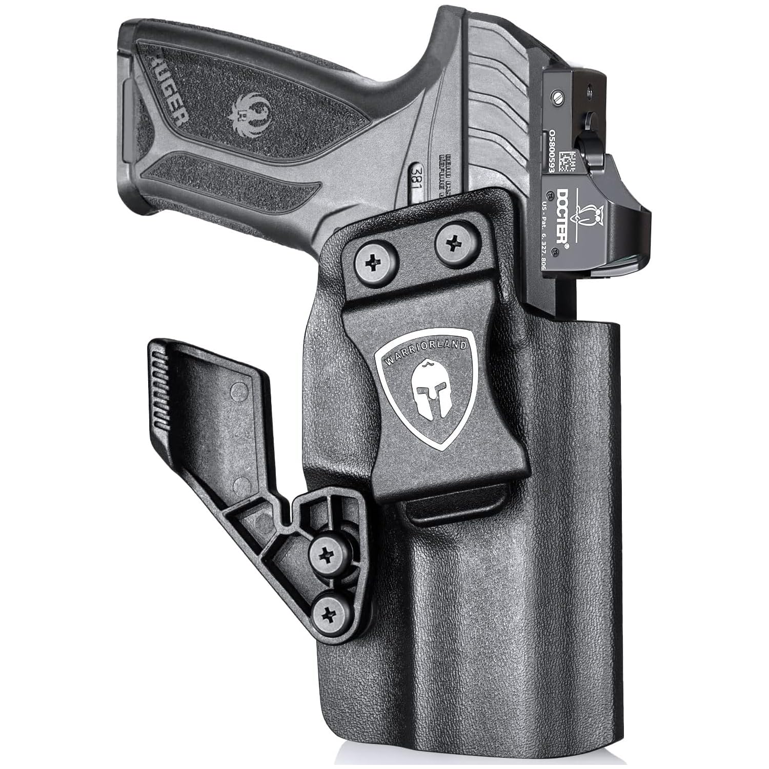 WARRIORLAND IWB Kydex Holster Optic Cut &Claw, Select Fit Glock 17/19/ 19X/ 43X/ 26/MOS, P365/P365X/ P365XL/ P320, Hellcat Pro/Echelon/Hellcat, Bodyguard 2.0, G2C/G3C, Shield Plus/EZ, M&P 9/.40 &More
