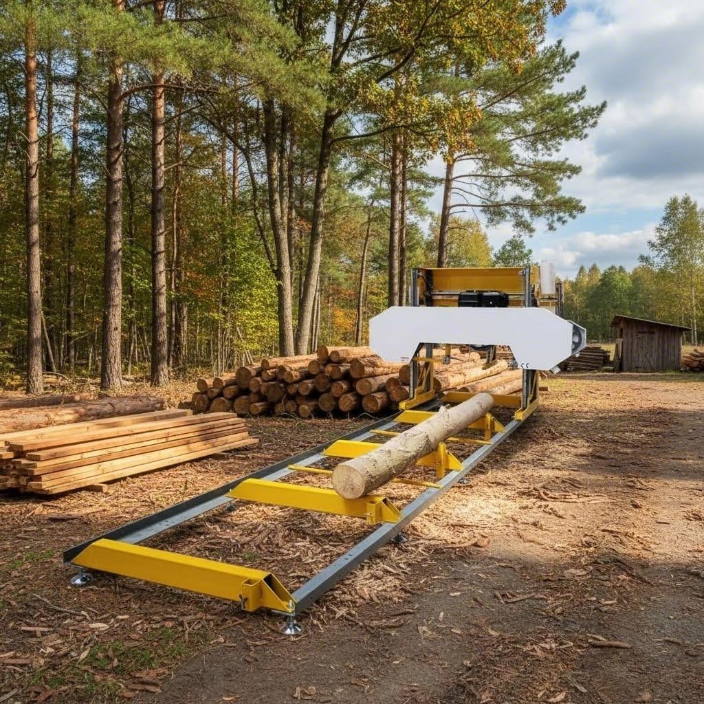 Portable Log Splitter for Hardwood & Timber – Compact Firewood Processor with Reinforced Beam, Multi-Size Log Support & Stable Splitting Structure for Home, Farm & Outdoor Wood Handling