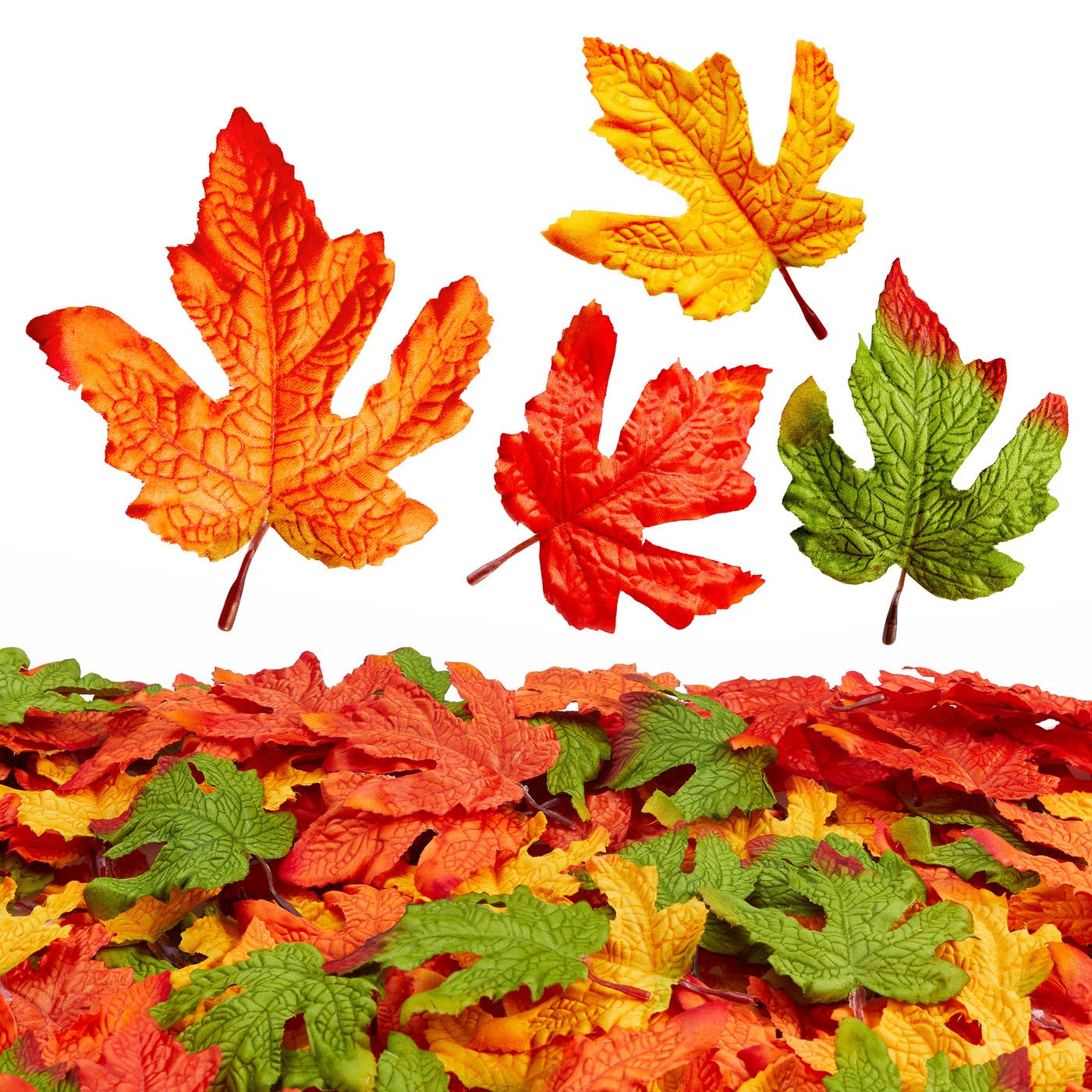 Feuilles d'automne artificielles pour sublimer votre table de Thanksgiving et fêtes de mariage