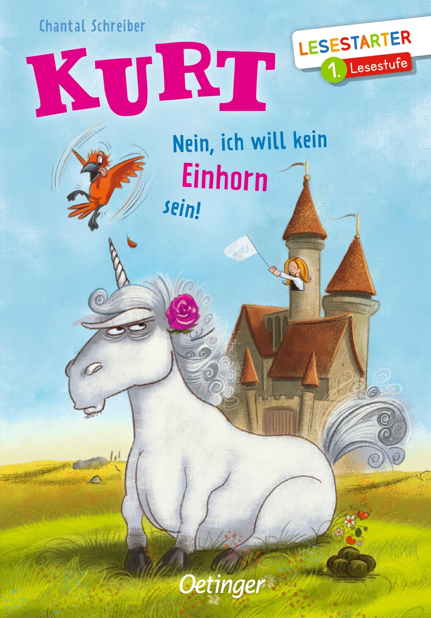 Kurt. Nein, ich will kein Einhorn sein!: Lesestarter. 1. Lesestufe | Lustiges Lesen-Lernen-Buch mit Kult-Einhorn Kurt für Kinder ab 6 Jahren