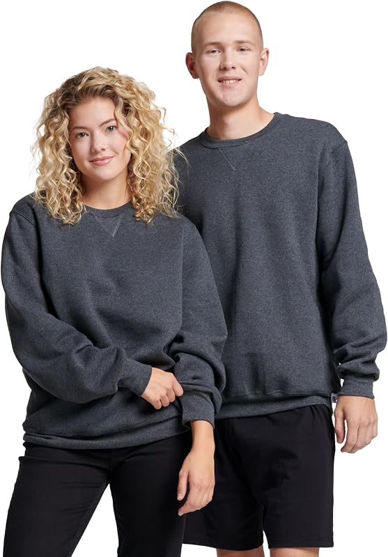 Sudaderas Russell Athletic Dri-Power Fleece para hombre, absorben la humedad, mezcla de algodón, corte holgado, tallas S-4X