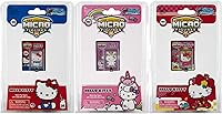 Vista 2 de Worlds Smallest Juego de 3 micro figuras de Hello Kitty más pequeño del mundo