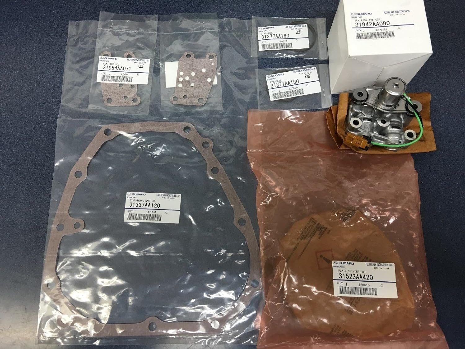 Genuine Subaru Tranfer Clutch Plate & Vave Kit Legacy