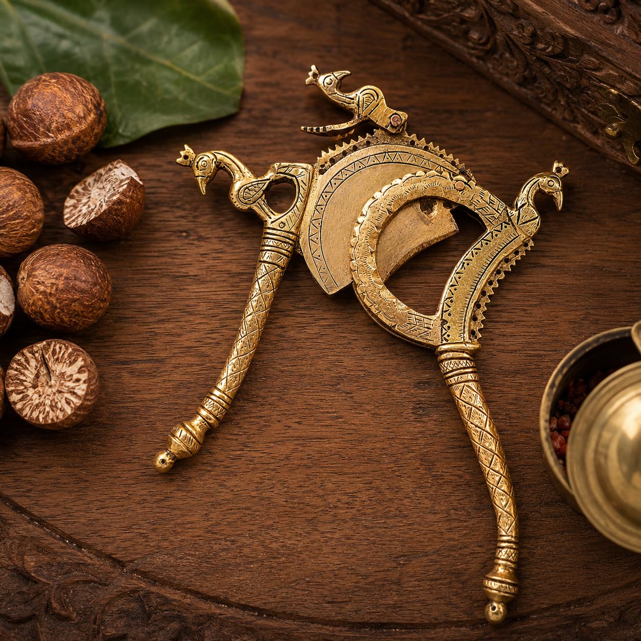 Amazon.com: Kartique 8-Inch Brass Nutcracker with Intricate