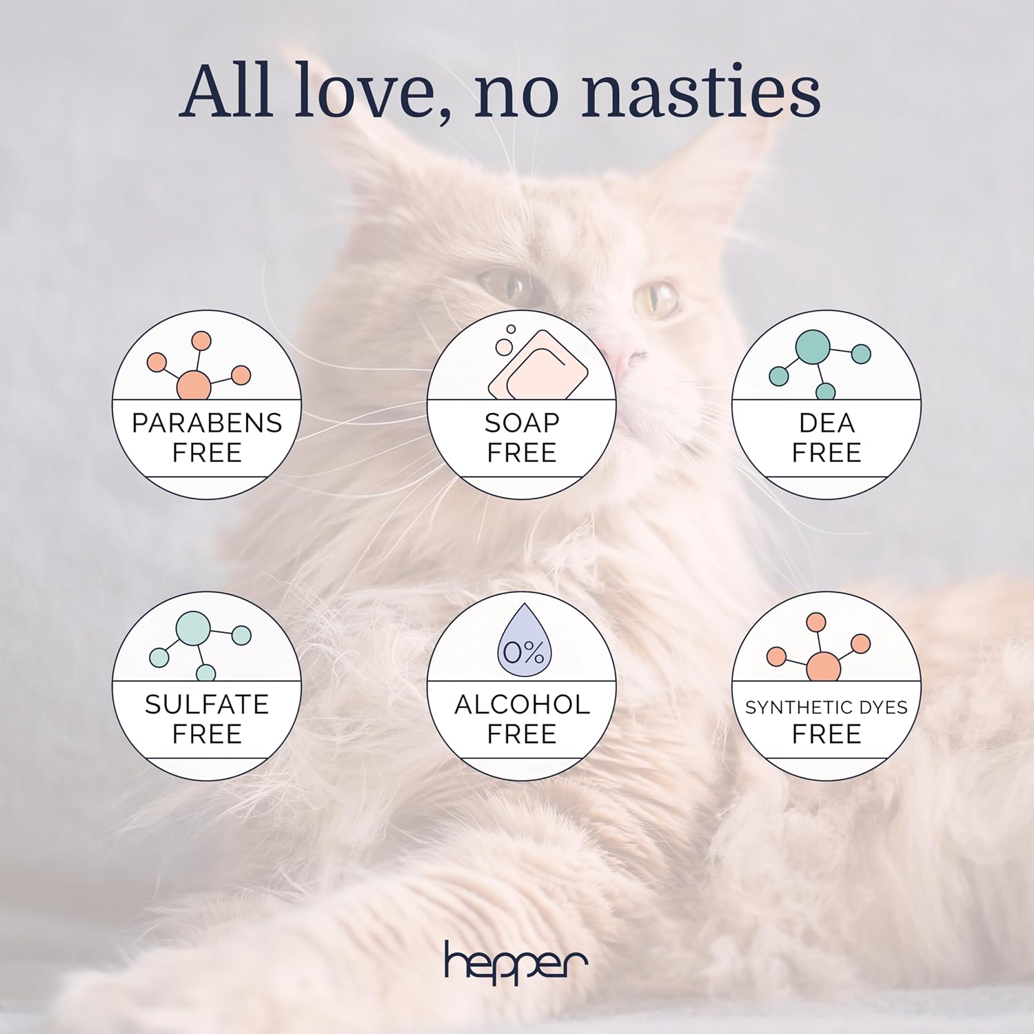 Hepper Deep Clean Pet Shampoo for Smelly Pets - Odor Control - 8oz image 5
