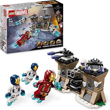 LEGO | Marvel Iron Man & Iron Legion vs. Hydra-Soldat - Avengers Spielzeug - Kreatives Spielset für Kinder und Superheldenfans - Geschenk für Jungen und Mädchen ab 6 Jahren - 76288