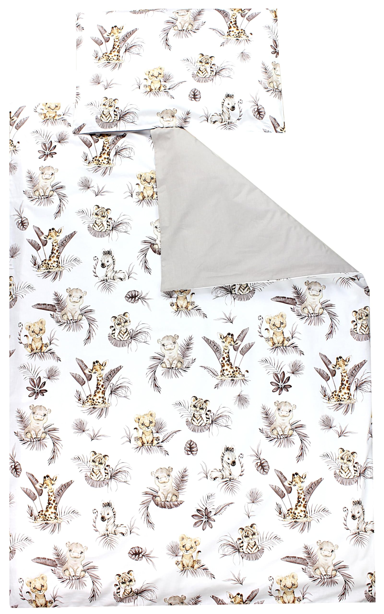 TupTam Juego de Ropa de Cama para Niños, de 2 Piezas., Zorros en el avión/Verde, 120x90 cm — view 22