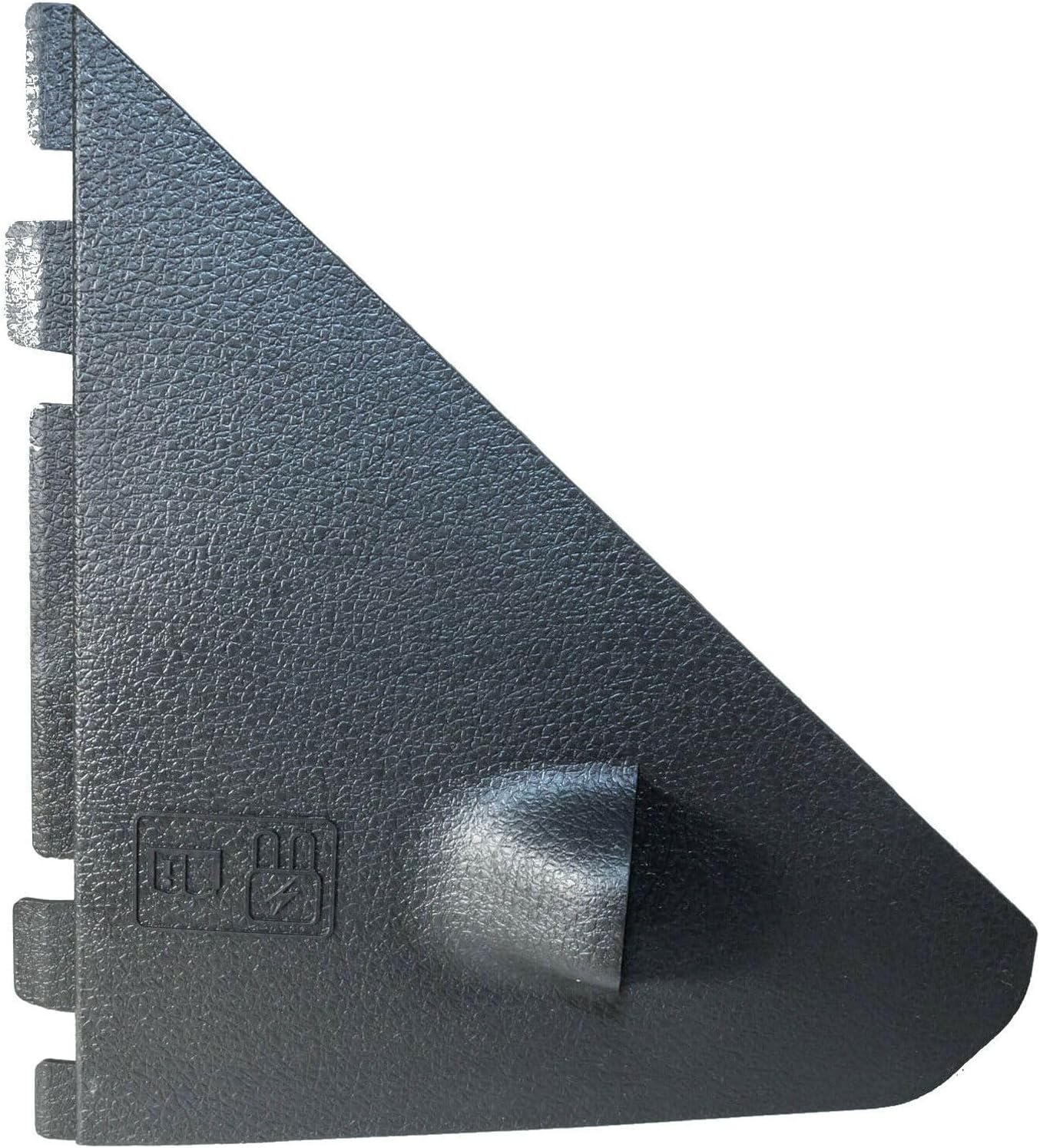 for Ford for F250 SuperDuty 2008-2016 for F350 SuperDuty 2008-2016 for F450 SuperDuty 2008-2016 for F550 SuperDuty 2008-2016 Right Passenger Side Kick Panel Fuse Box Cover Black Plastic