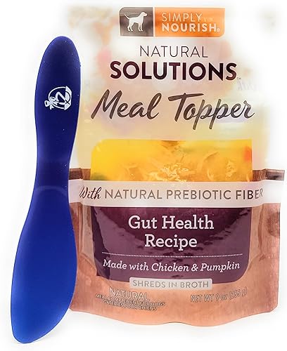 Miniatura 4 de Simply Nourish Gut Health - Cubrecomida para perros con soporte para la digestión de pollo y calabaza, bolsas grandes de 9 onzas (paquete de 6) y