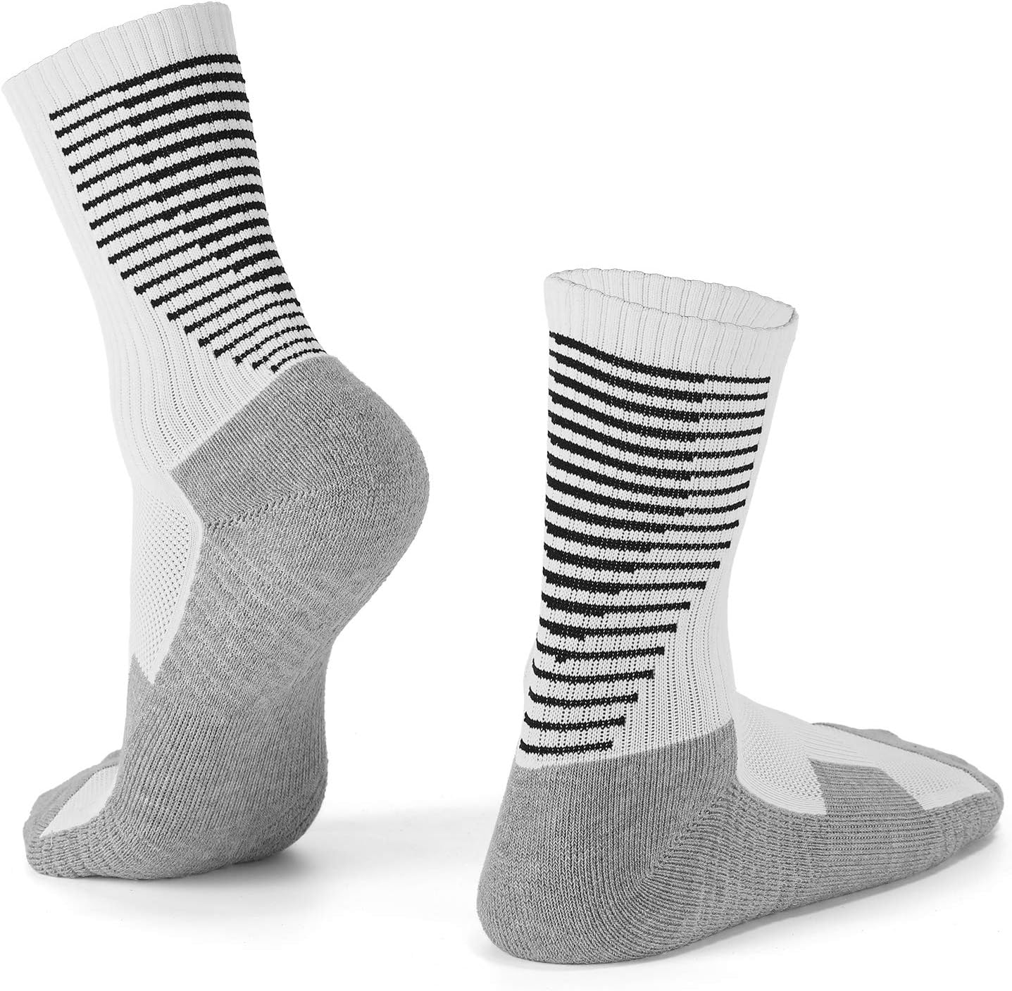 Leeofty Soccer Socks Team Sports Socks Outdoor Fitness Breathable Quick Dry Socks