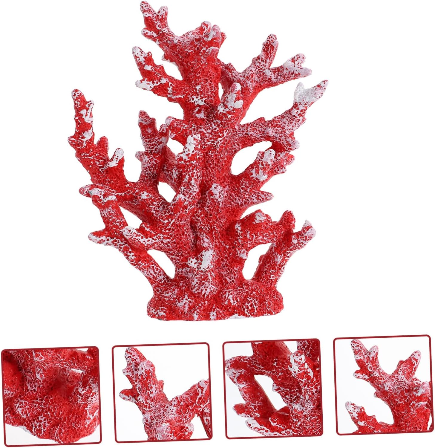Artificial Coral Plant Ornament for Fish Tank Landscaping Realistic Resin Coral Decoration for Aquariums and Home Decor Aquatic Plant Adornment