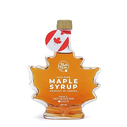 Kanadischer Ahornsirup Blatt Flasche Grad A Amber Rich Taste 500ml 661g Maple Syrup In Leaf Bottle Amazon De Lebensmittel Getranke