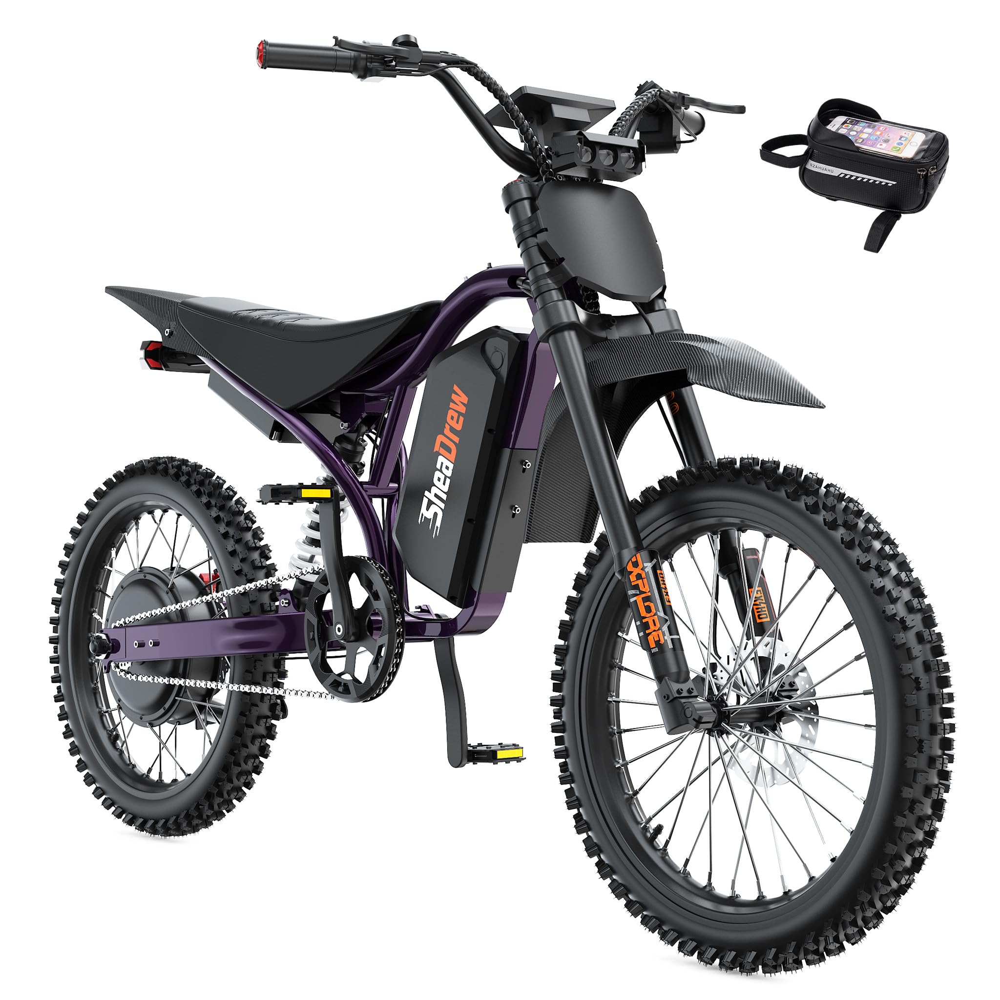 QF200 Electric Dirt Bike Off-Road Ebike for Teens Adults