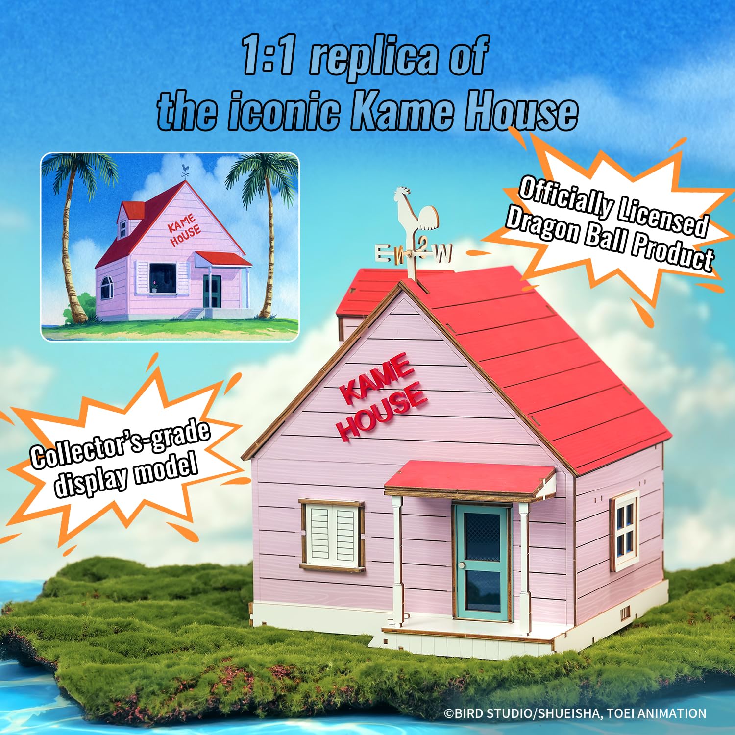 Amazon.com: PUREMIND Dragon Ball Kame House Wooden Puzzle Kit