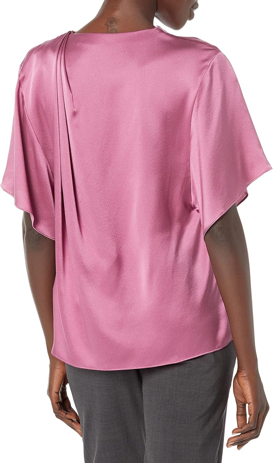 Vince Women's Flutter SLV Draped Nk Blouse - Image 2