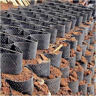 geo Grid 2 Inch Geo Grid, 3ft/ 6ft/ 10ft/ 13ft/ 20ft/ 23ft/ 26ft/ 30ft/ 33ft Geogrid Driveway, Ground Grid for Landscaping/Parking/Driveway - Flexible Foldable Gravel Paver (Color : W X L, Size : 5