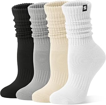Womens Scrunch Slouch Socks, Long Boot Socks
