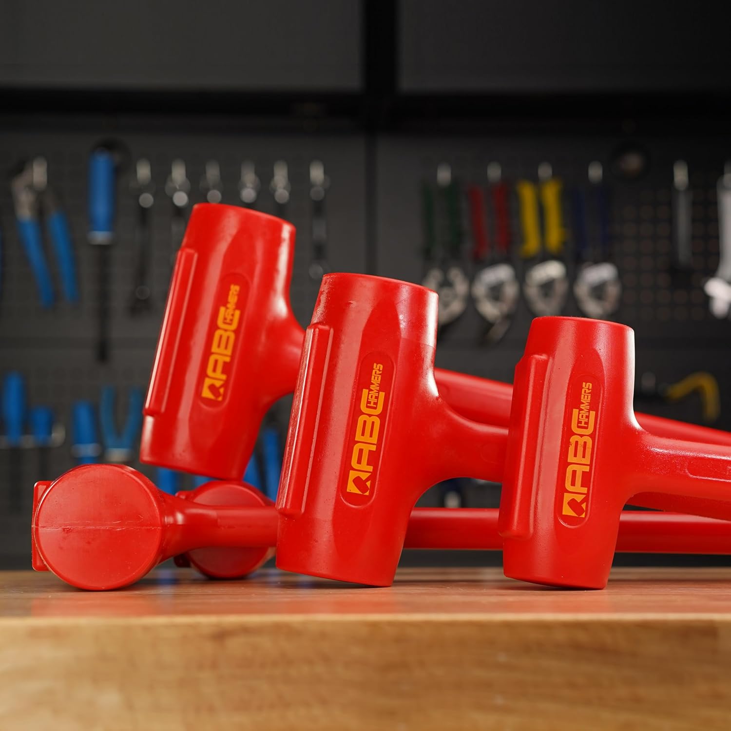 ABC HAMMERS Dead Blow Sledge Hammer - 5.5 lb. Polyurethane Hammer with Steel Reinforced Handle & 20" Overall Length - ABC7DB