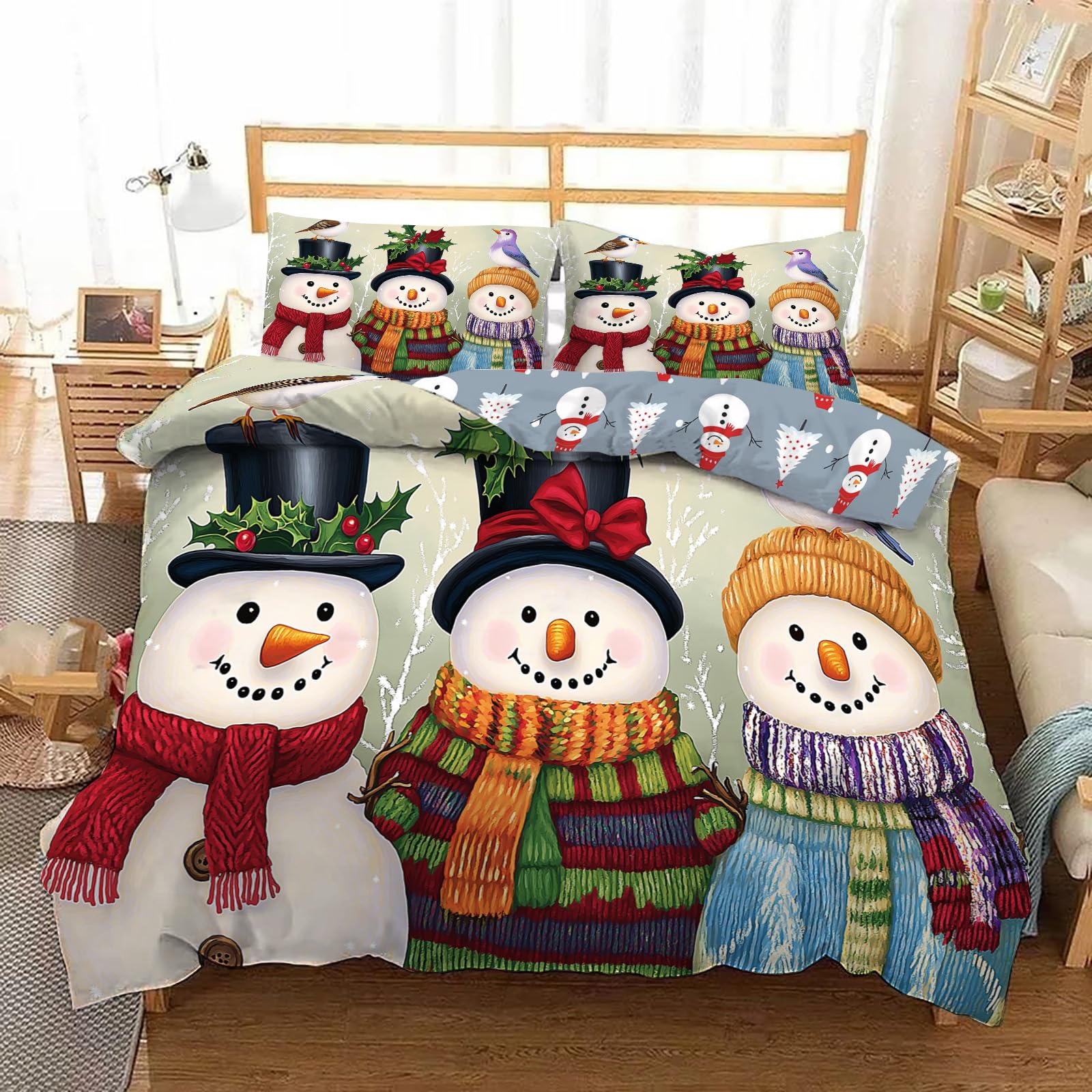Housse de couette Noël 200x200 cm, le cadeau idéal pour illuminer la chambre des enfants