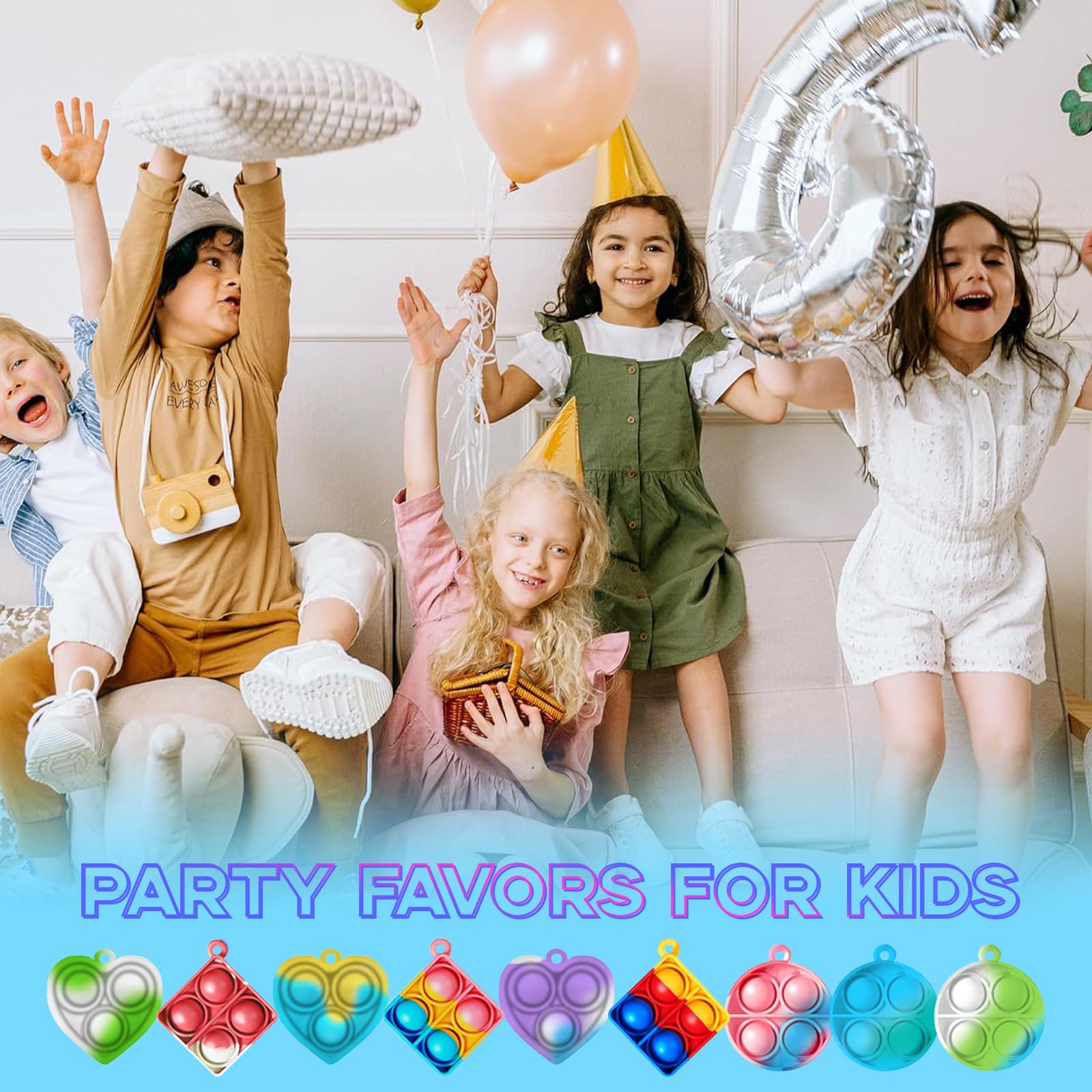30 sztuk Pop It Fidget Zabawki antystresowe Mini Fidget Zabawki Squeeze Sensory Zabawki Silikonowe antystresowe Lęk Ulga Zabawki Poppet Bubble, Zabawki, Autyzm Relief Stress