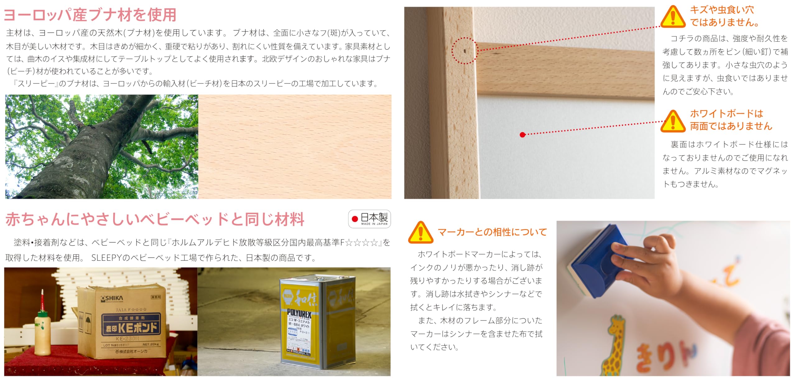 Amazon.co.jp: 日本製 木製 「メニューボード」 ホワイトボード お