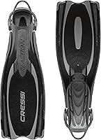 Vista 10 de Cressi Aletas de buceo - Tacón abierto reactivo con correa elástica Reaction EBS: made in Italy