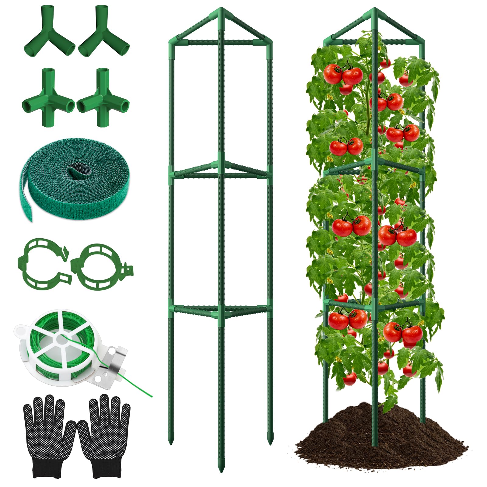 LifeisLuck 2 Pack Tomato Cages