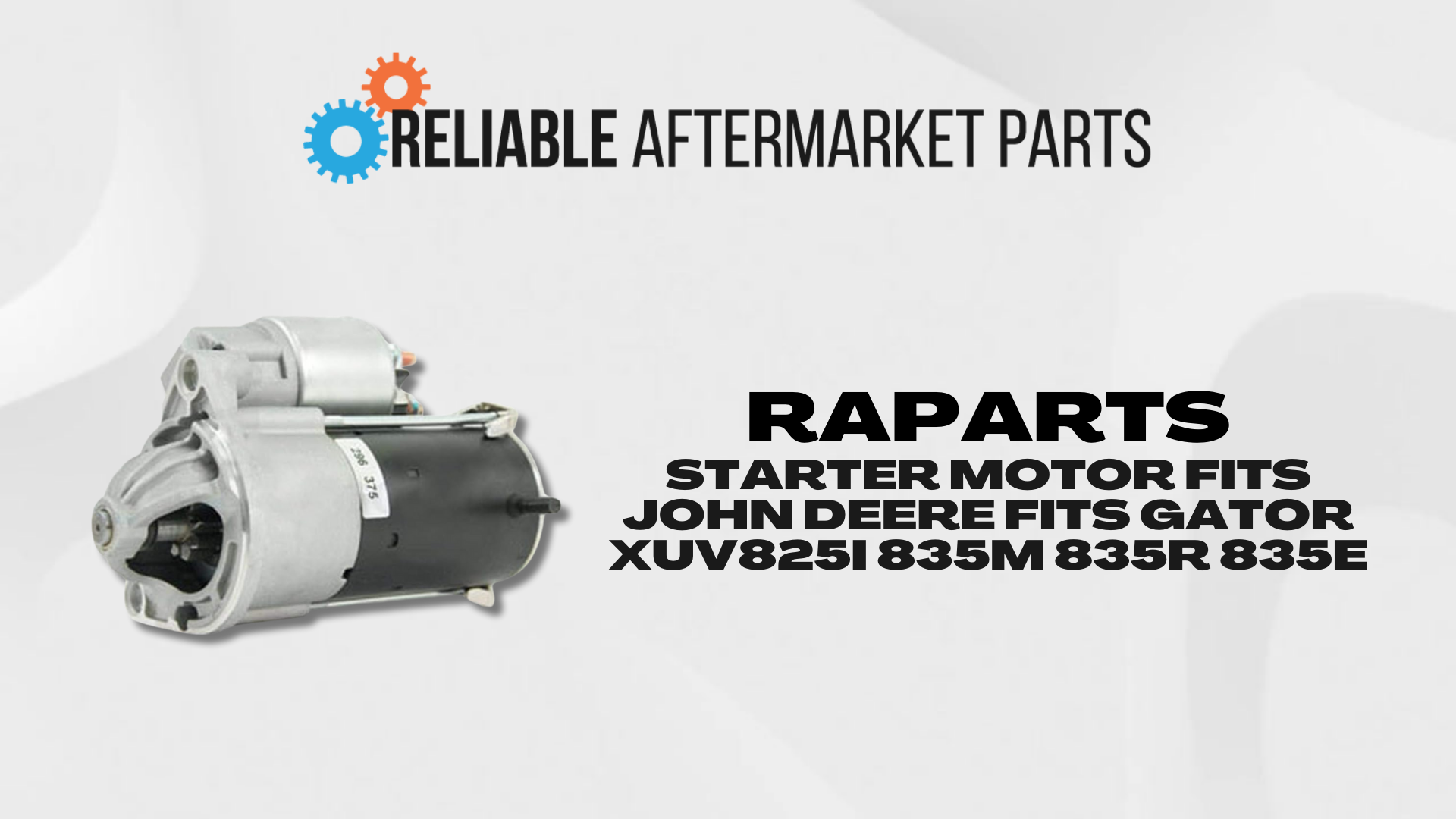 Amazon.com: Starter Motor Fits John Deere Fits Gator XUV825I 835M